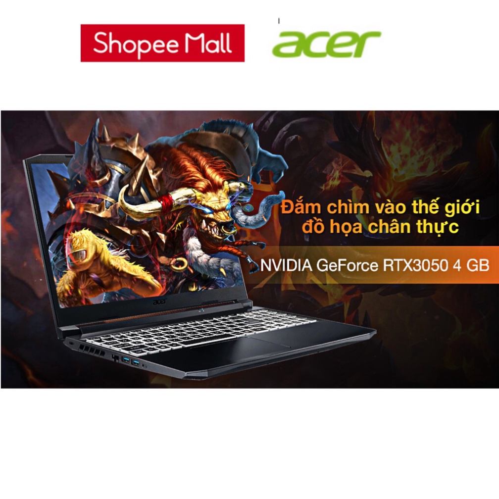 Laptop Acer Nitro 5 Eagle AN515-57-54MV (Core i5-11400H + RTX 3050)