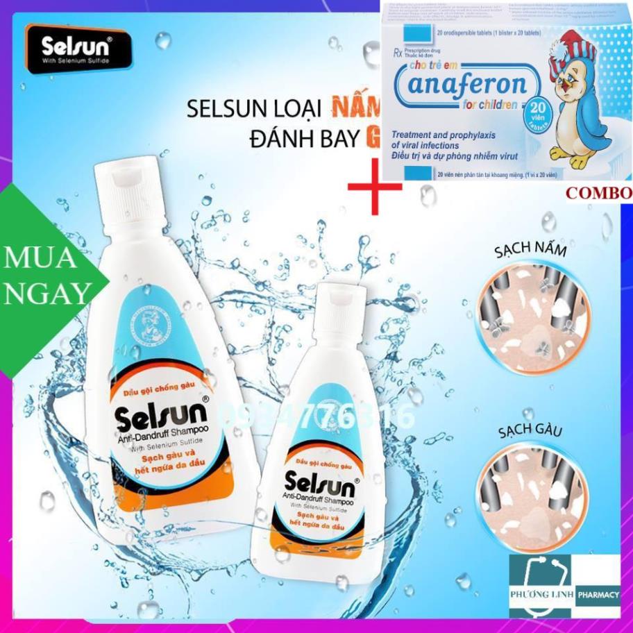Combo Chim cánh cụt Nga+ Dầu gội chống gàu Selsun 100ml