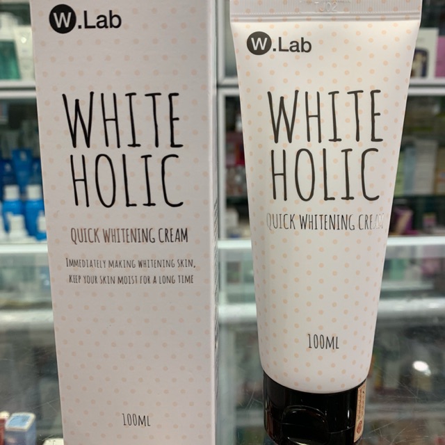 Kem Dưỡng Trắng Da Tức Thì W.Lab White Holic 100ml ( hàng chuẩn công ty )