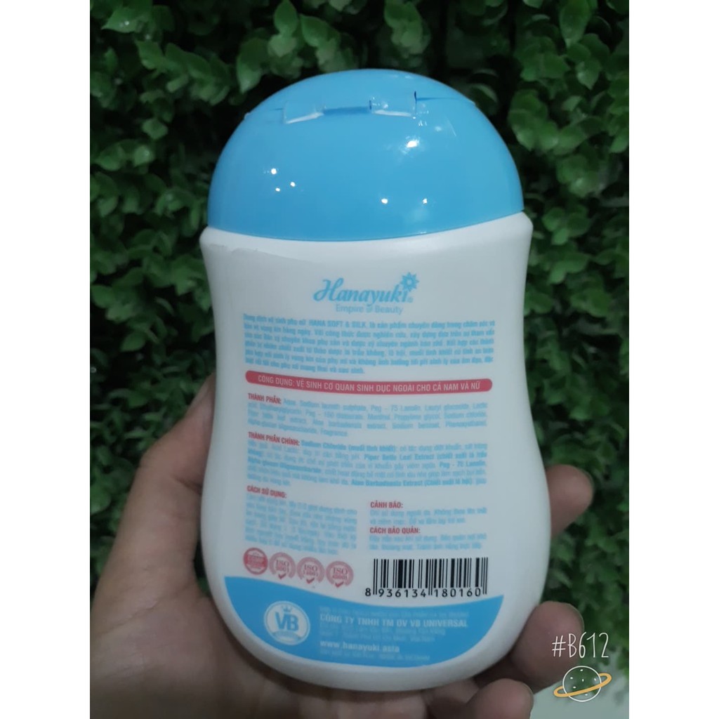 Dung Dịch Vệ Sinh Phụ Nữ Hana Soft Silk Hanayuki