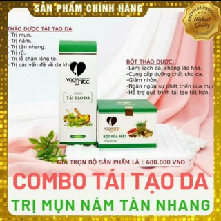 COMBO TÁI TẠO DA YODY WHITE PHƯƠNG ANH