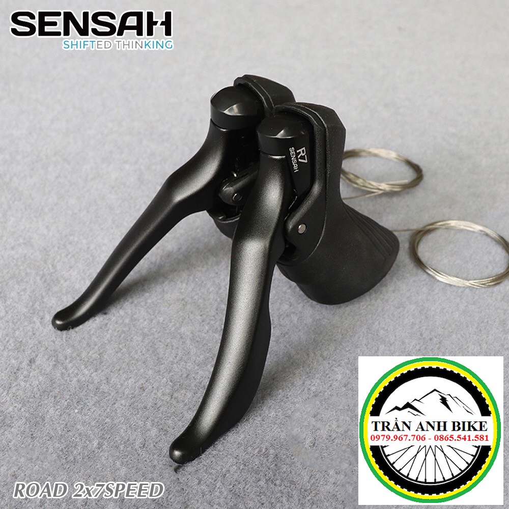 Tay đề lắc xe đạp SENSAH R7 2x7 Speed - Hàng chính Hãng