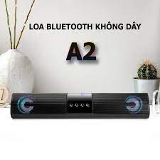 Loa Bluetooth Speaker A2 kiểu Dáng Dài, 2 Loa Cực Đỉnh, âm bass âm treble rõ ràng, Sang Trọng, Hỗ Trợ Thẻ màn hình led