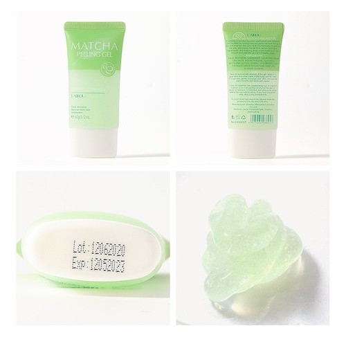 Gel tẩy da chết dưỡng ẩm và làm trắng da Laikou Matcha Peeling 60g Sena Beauty | BigBuy360 - bigbuy360.vn
