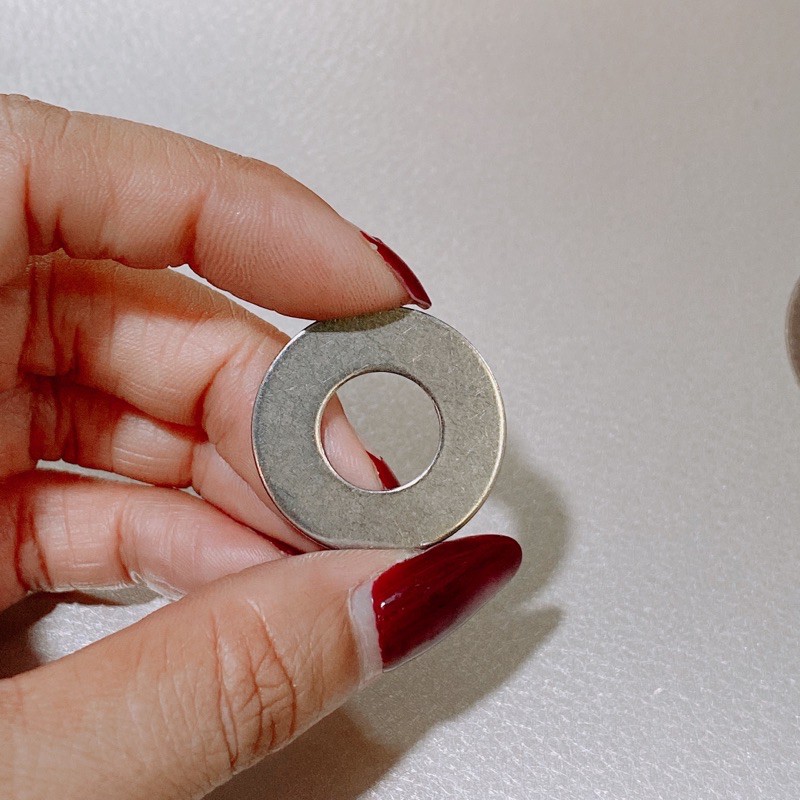 Lông đền inox 8li 10li 12li đường kích 26mm bảng mỏng, vòng đệm phẳng lỗ inox thông dụng