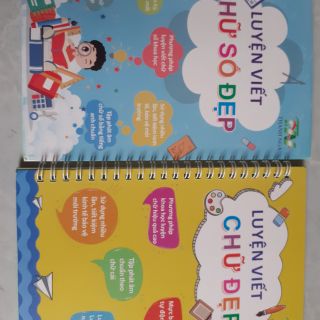 Combo Luyện viết chữ - số đẹp tự bay mực giúp bé học hiệu quả, tiết kiệm