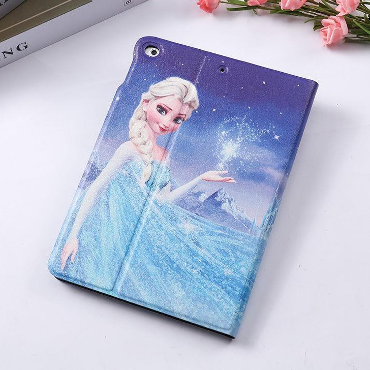 Bao da iPad mini 1/ 2/ 3 hoạt hình elsa kute, siêu đẹp - Ốp lưng ipad