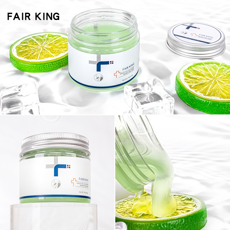 Mặt nạ FAIR KING trà xanh cấp nước dưỡng ẩm cho tay giúp làm trắng da/ tẩy tế bào chết chống lão hóa