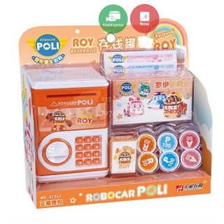 [HÀNG MỚI VỀ] Vỉ đồ chơi két sắt ROBOCAR POLI tự động y hình cho bé 3731 3731