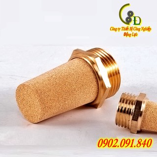 Giảm âm khí nén - Air silencer ✴️VIP✴️ Bộ tiêu âm giảm thanh khí nén 2 cái PAS G1/8