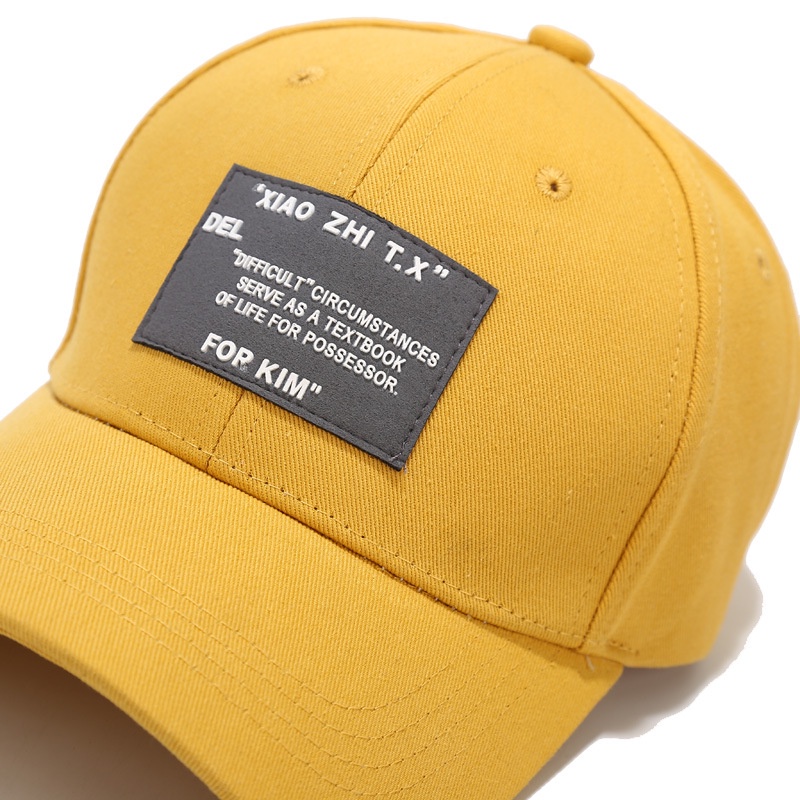 Nón lưỡi trai LINJW thời trang hàn quốc mới 2021 chất liệu cotton