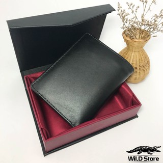 Ví da bò nam đứng da bò nappa cao cấp st009