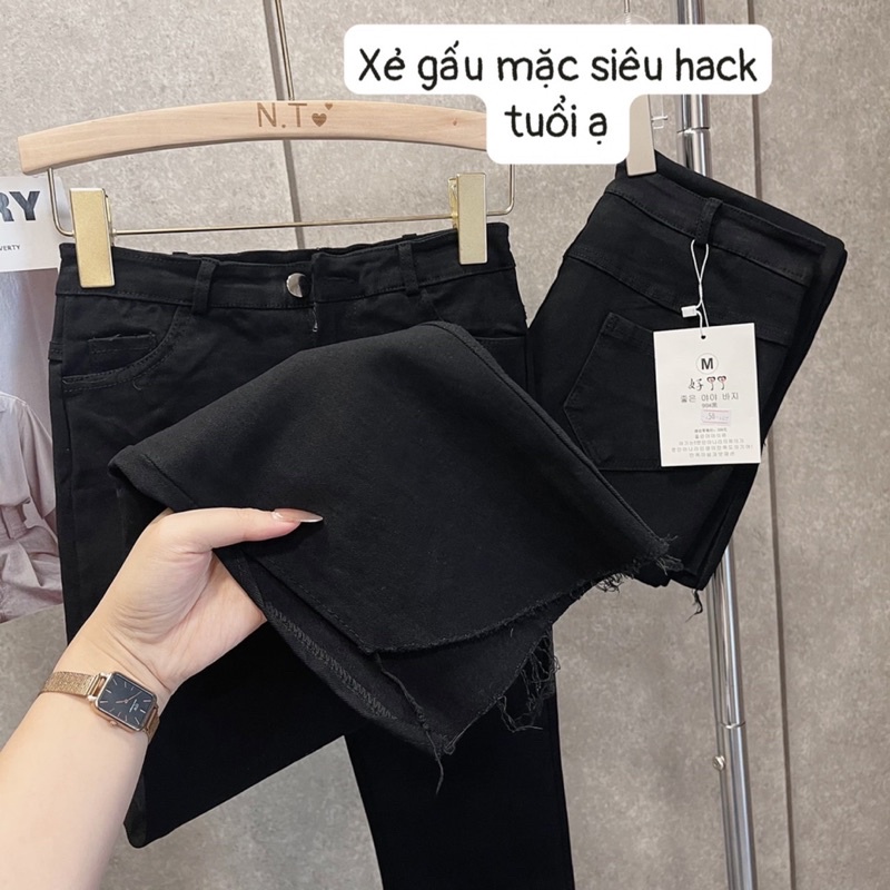 2003-2# Quần Jean Giấy Xẻ Vạt | BigBuy360 - bigbuy360.vn