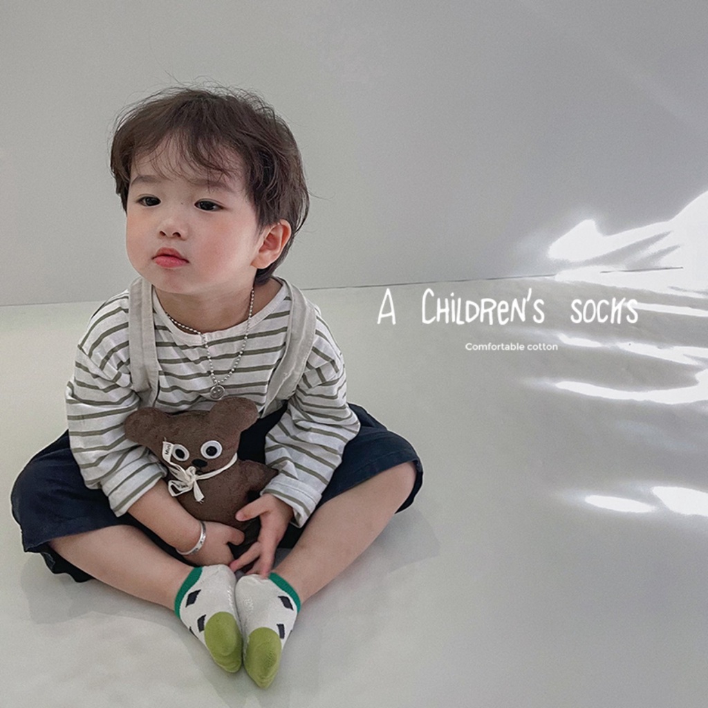 Combo tất vớ 4 đôi tất ngắn cổ phong cách Hàn Quốc (TTT-08) Richkidsstore2021