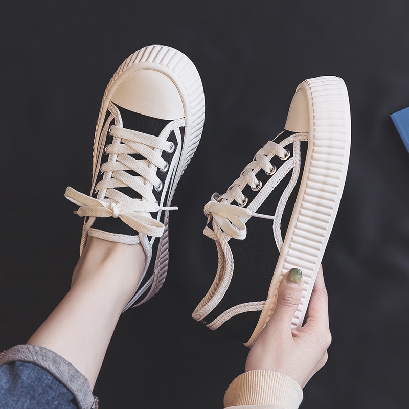 Giày thể thao vải IELGY phong cách Hàn Quốc dạo phố năng động dành cho nữ