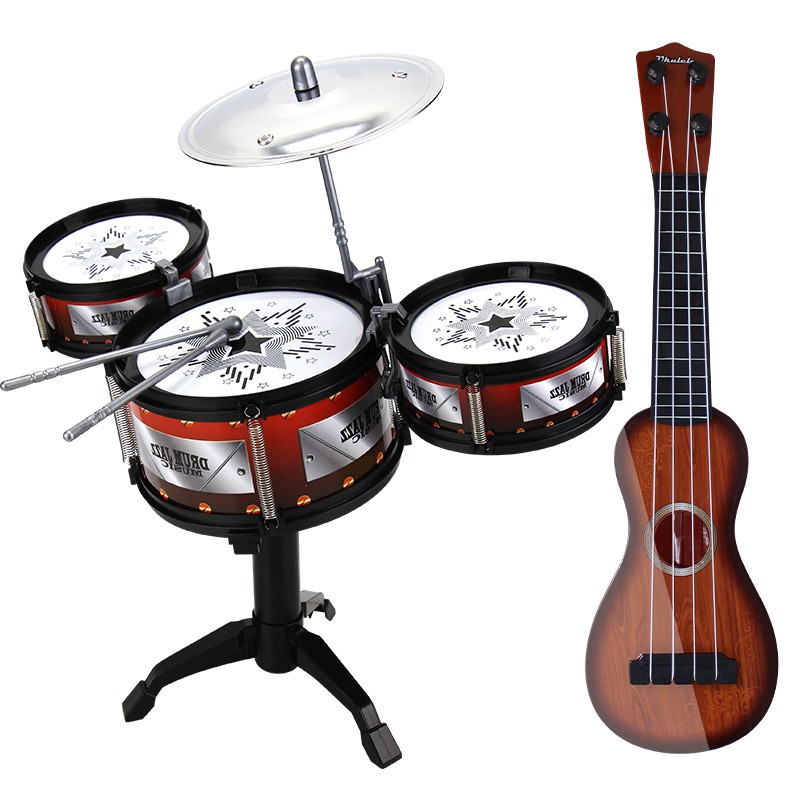 Bộ Đồ Chơi Trống Jazz Và Đàn Guitar Cho Bé | Shopee Việt Nam