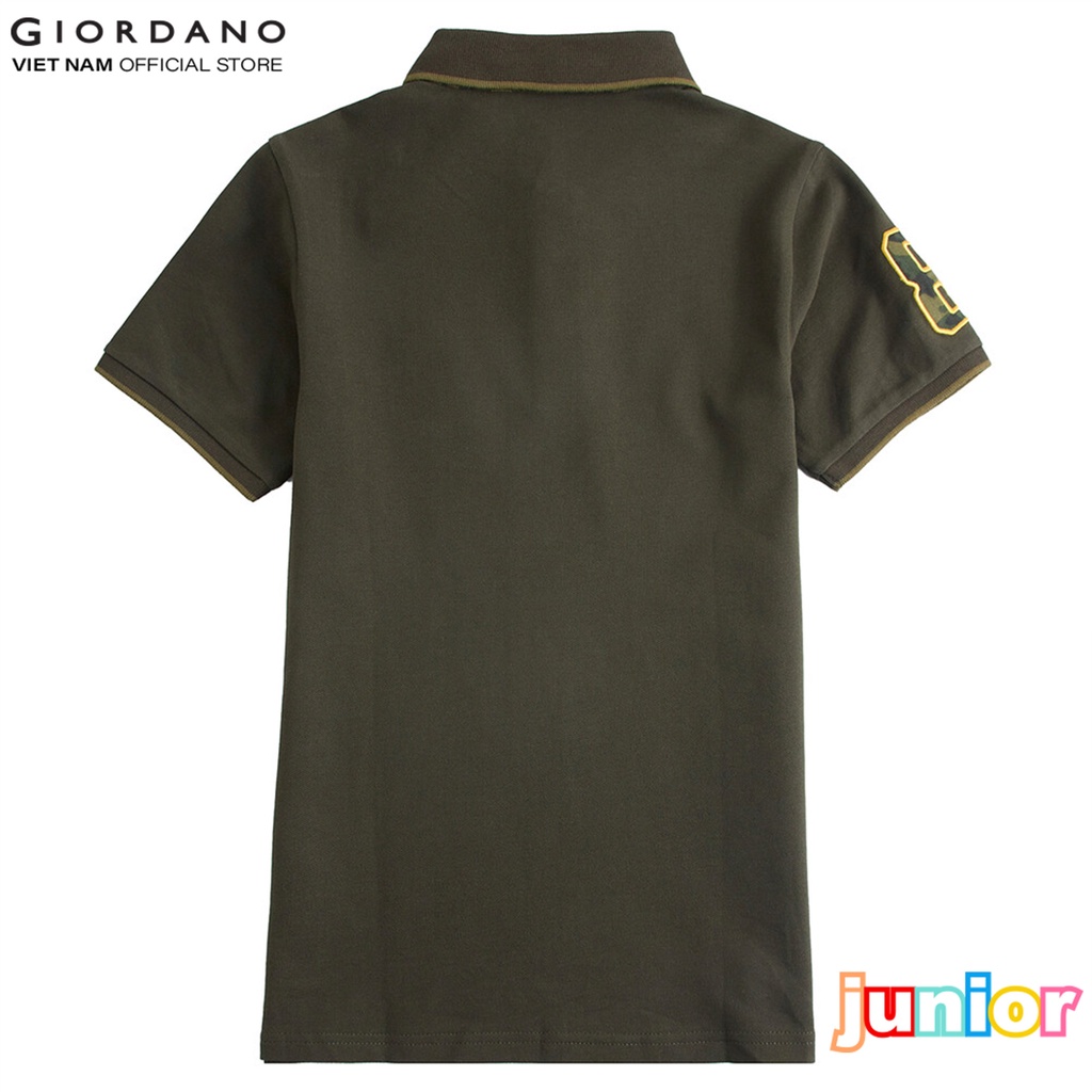 Áo Thun Có Cổ Trẻ Em Giordano Polo Junior 03018402