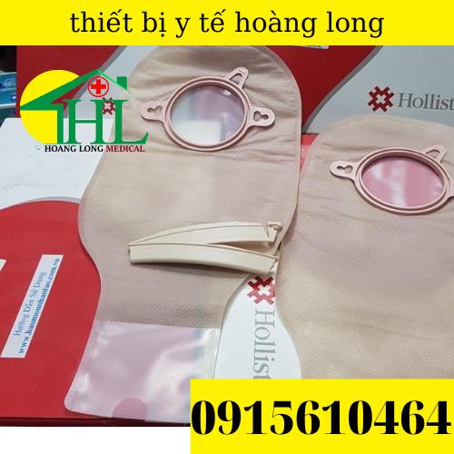 Túi chứa phân hậu môn nhân tạo 2 mảnh, lọc khí, khóa cuốn Hollister