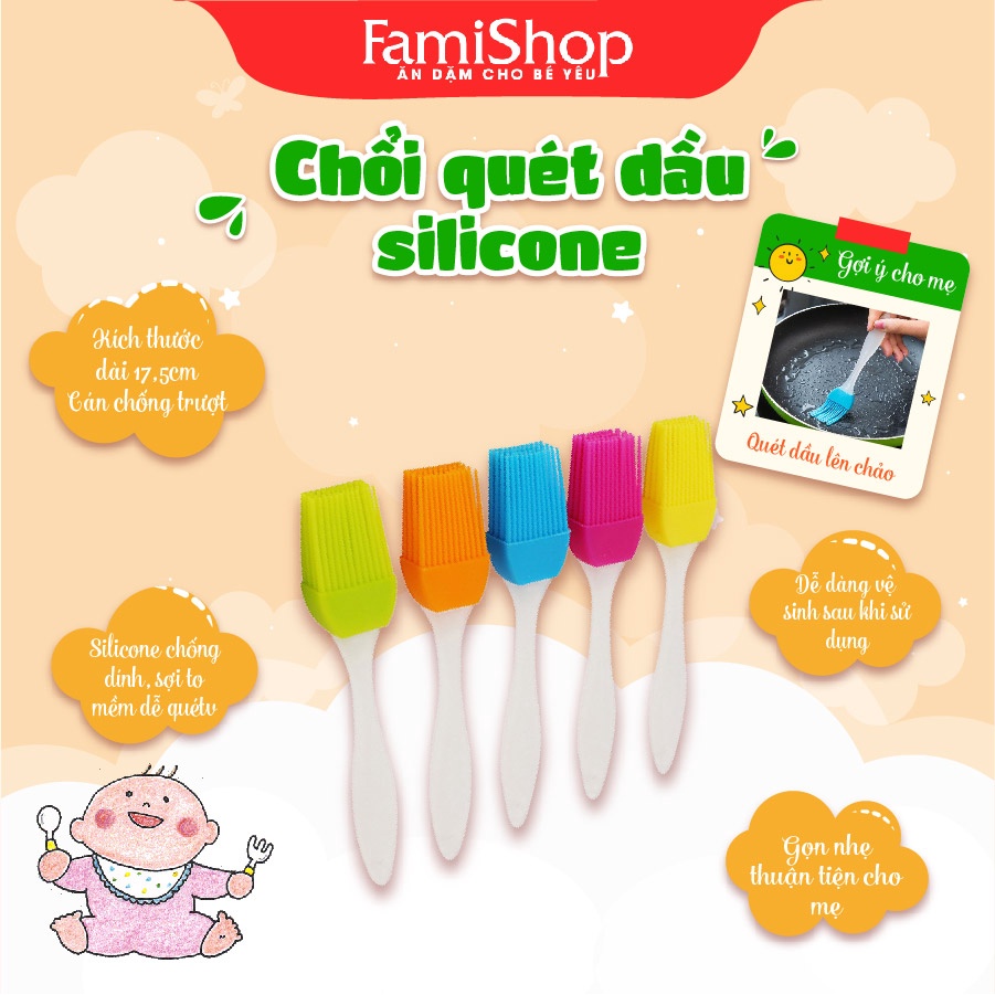 FamiShop Chổi quét dầu ăn đa năng cho nhà bếp