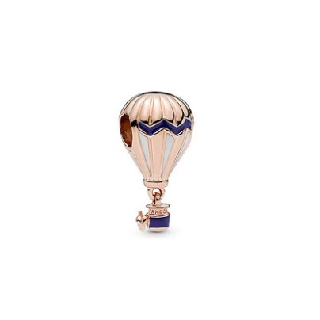 Pure Silver Hot Air Balloon Charm