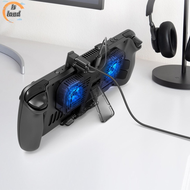 Quạt Làm Mát Có Giá Đỡ Tương Thích Với Bộ Chuyển Đổi C port C Cho Steamdeck / Switch / Oled
