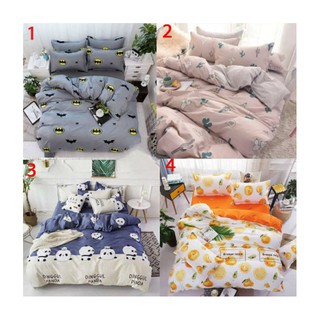 Chăn Ga Gối Bộ Cotton Poly Nhập Khẩu Ga Hàn Quốc (Chát Chọn Mẫu)