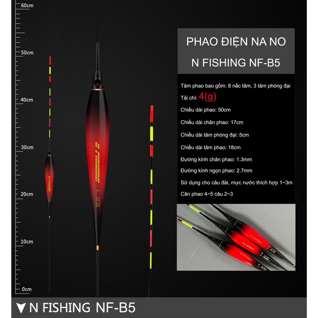 Phao câu đài, săn hàng - Phao chép NF Không đổi màu