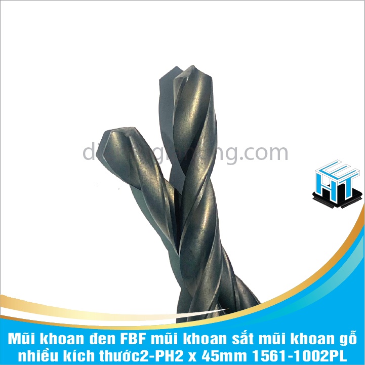 Mũi khoan đen FBF mũi khoan sắt mũi khoan gỗ nhiều kích thước từ 2mm đến 9,5mm