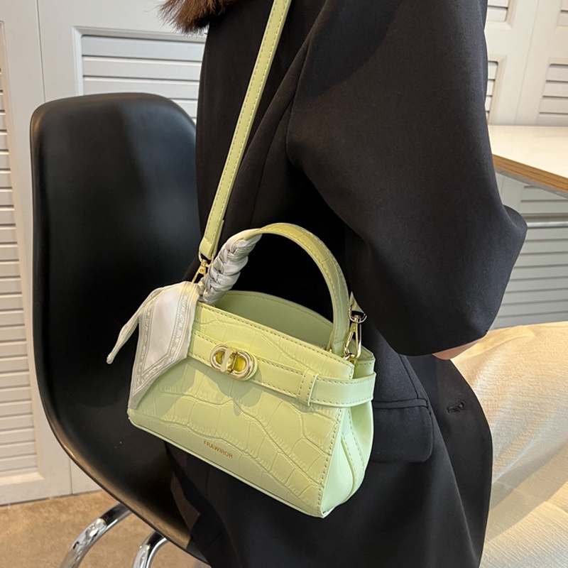 Ielgy Túi Đeo Chéo Họa Tiết Vân Đá Đơn Giản Thời Trang Cho Nữ