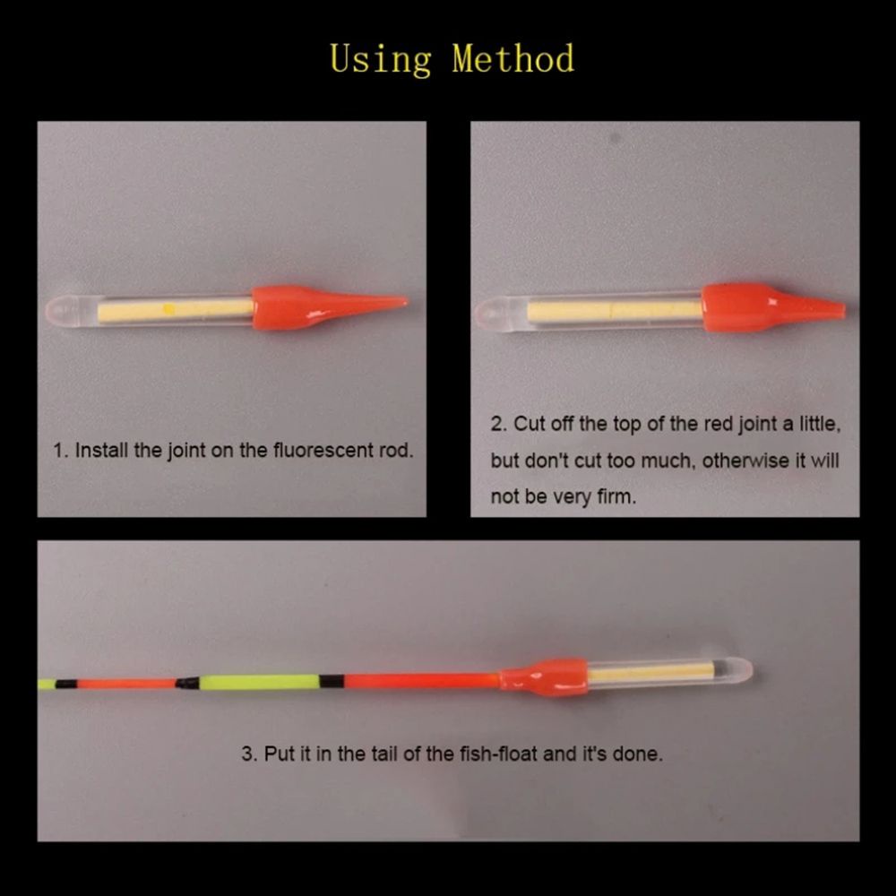 Set 50 que dạ quang siêu sáng dùng cho câu cá ban đêm