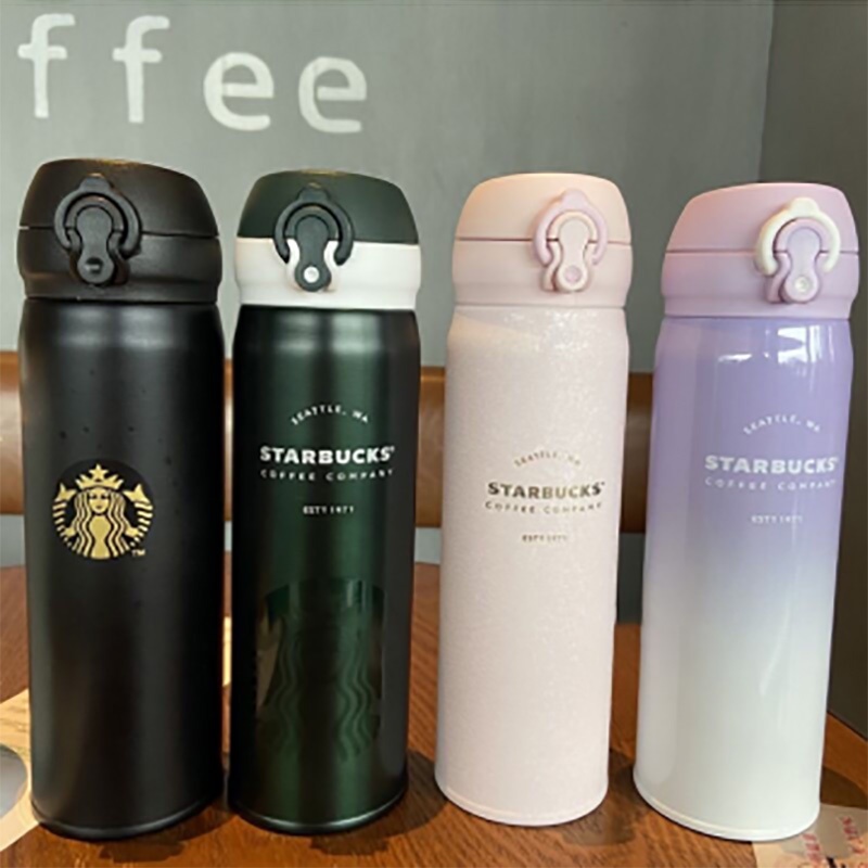 Bình nước giữ nhiệt thép không gỉ màu Starbuck 500ml cho du lịch