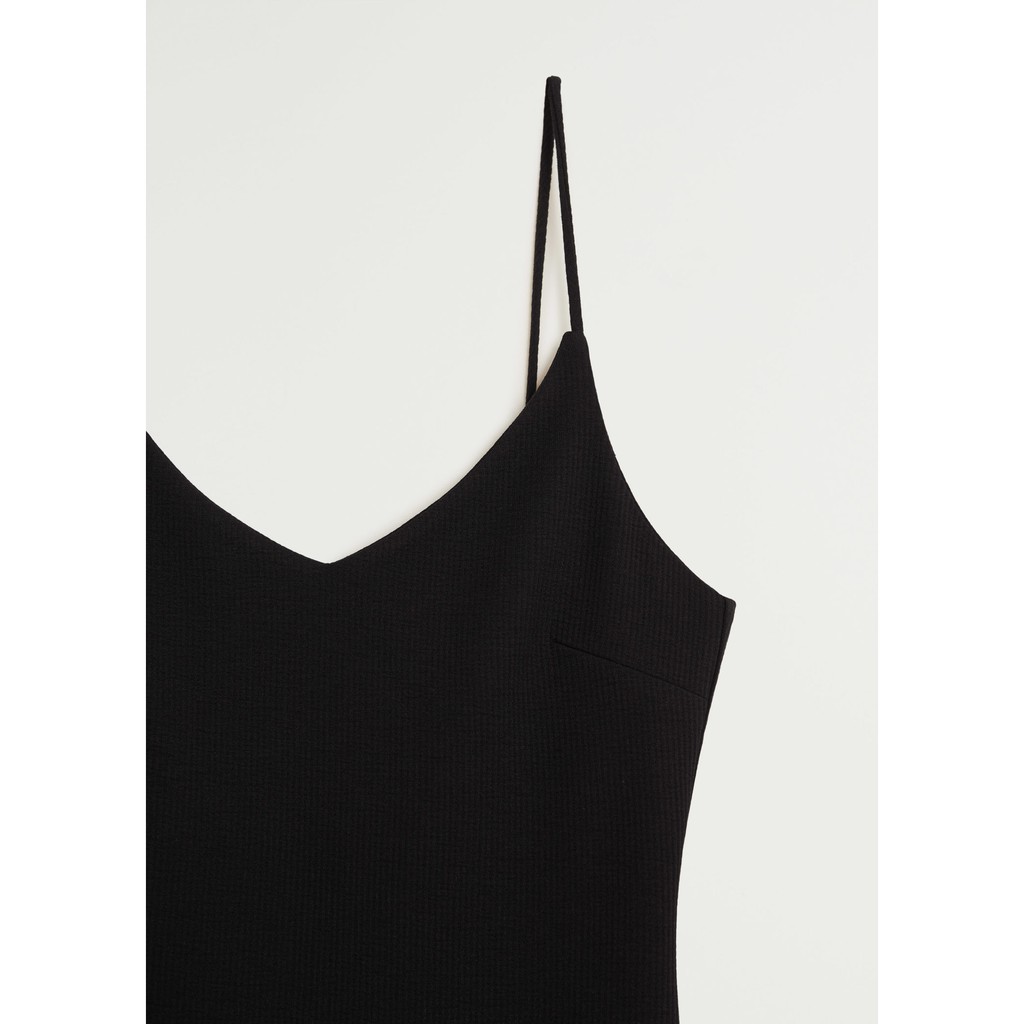 ĐẦM SUÔNG ĐẦM ÔM HAI DÂY ĐEN MNG 77060537 - SIZE XS,S,M,L | BigBuy360 - bigbuy360.vn