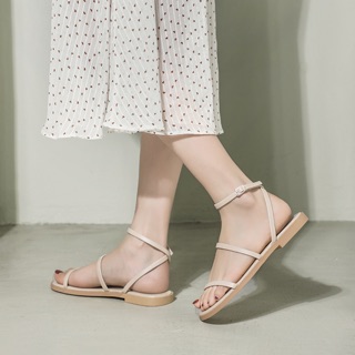 GIÀY SANDAL ĐẾ BỆT 2 QUAI NGANG