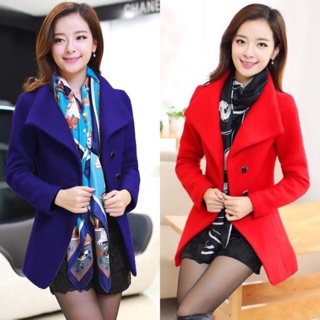 ÁO MĂNG TÔ NGẮN CỔ BẺ 3 KHUY AD04