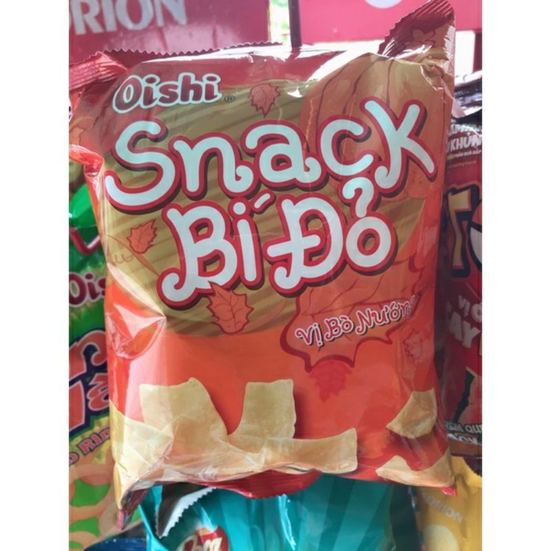 Combo 10 bịch snack Oishi nhiều vị gói 32g