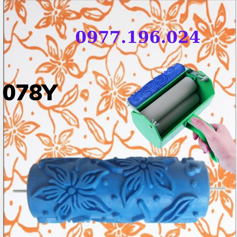 Con lăn sơn hoa văn dùng cho sơn tường