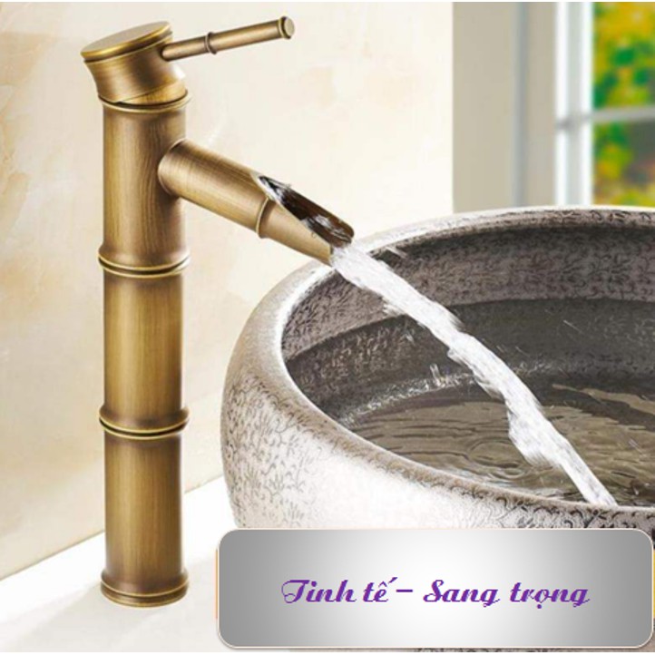 Vòi Lavabo cao giả cổ nóng lạnh cao cấp MS8 | BigBuy360 - bigbuy360.vn