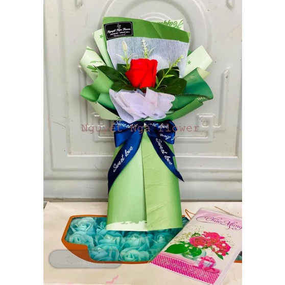 Bó hoa sáp 1 bông