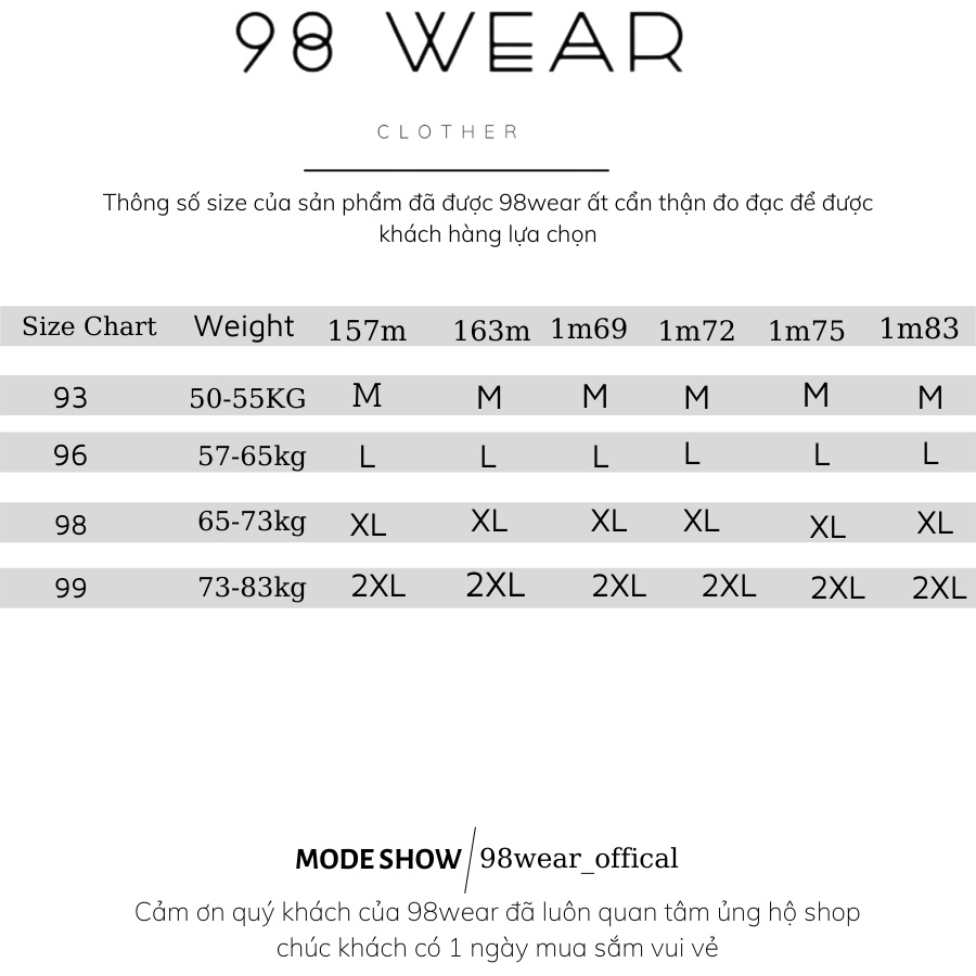 Quần jeans ống rộng nam-nữ 98WEAR unisex cao cấp trẻ trung - Quần bò dáng rộng