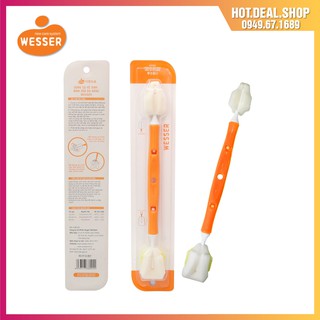 [Chính Hãng] Bộ cọ rửa bình sữa và núm ti Wesser - Dụng cụ vệ sinh bình sữa đa năng Wesser