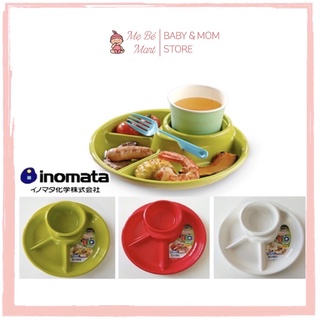 Khay chia đồ ăn dặm tròn inomata cho bé ăn dặm kiểu nhật- bé ăn dặm blw