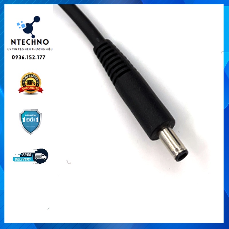 Sạc Laptop Dell 19.5V - 2.31A 45W [Zin] Chân kim nhỏ ⭐ Tặng kèm dây nguồn ⭐ Bảo hành 12 Tháng