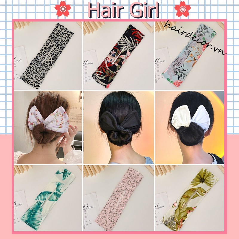 Kẹp Tóc Quấn Hình Nơ Đơn Giản Sáng Tạo Thời Trang Hàn Quốc