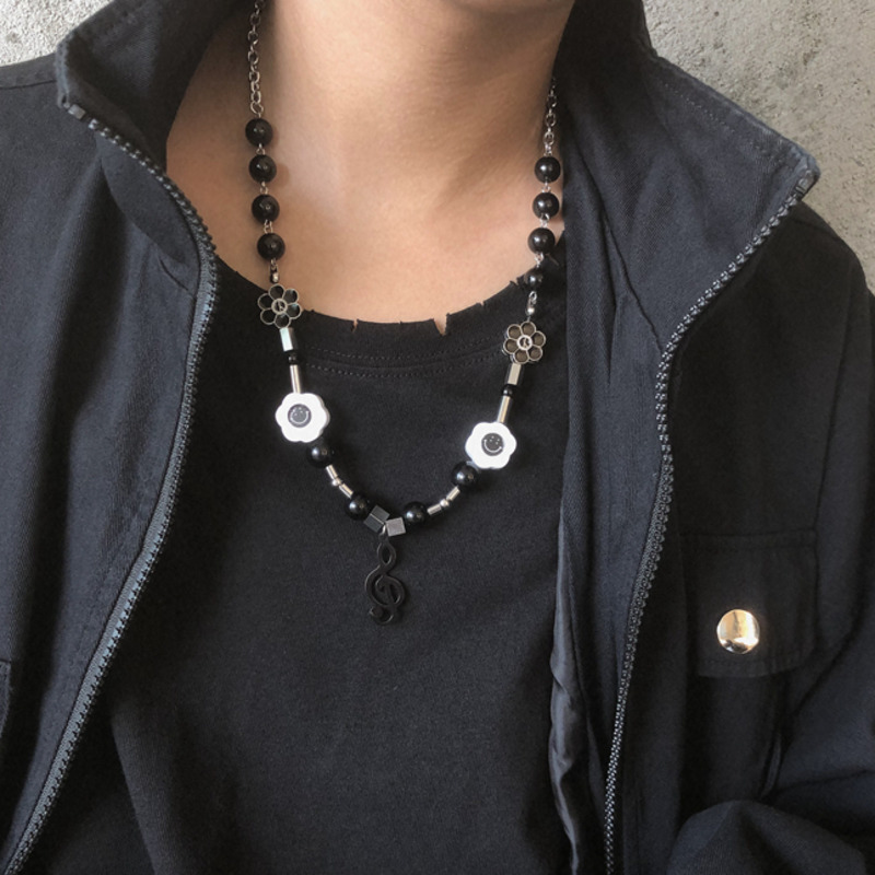 vòng cổ Thép Titan Mặt Hình Hoa Cúc Dễ Thương