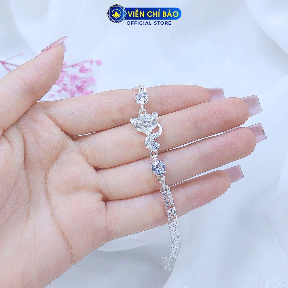 Lắc tay bạc nữ Kim tiền Cửu Vỹ Hồ Ly chất liệu bạc 925 thời trang phụ kiện trang sức nữ Viễn Chí Bảo L400494