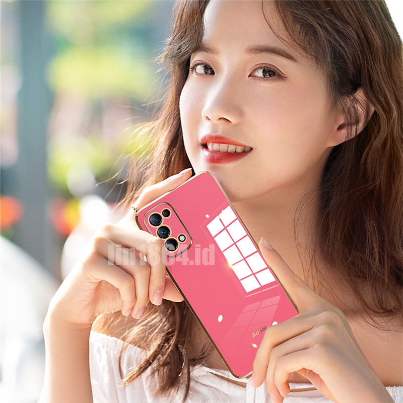 ốp lưng điện thoại mạ sang trọng tương thích Cho Oppo A94 A53 2020 A32 A12 A5 2020 A9 2020 A11K A91 A52 A15 A15S Reno5 Pro Reno6 Pro Ốp mềm silicon TPU trong suốt case