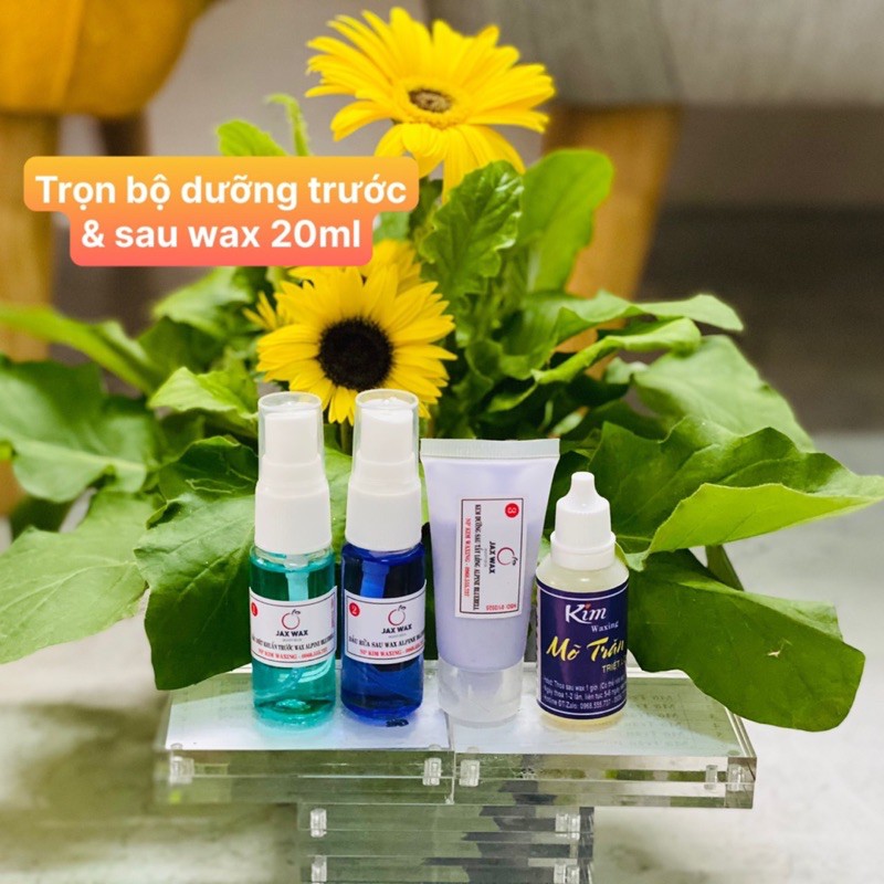 Trọn bộ dưỡng trước và sau wax 4 bước | BigBuy360 - bigbuy360.vn