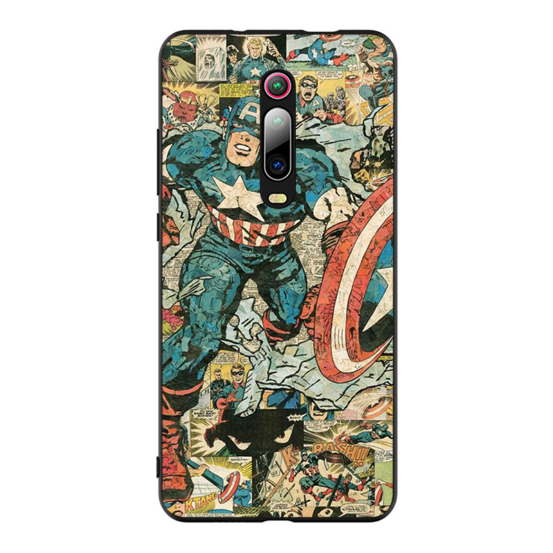 Ốp Lưng Truyện Tranh Marvel Avengers Cho Redmi Note 9 9s 8t 8 7 6 5 Pro 5a Prime 4x Poco X2 152s