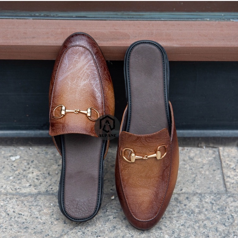 Giày sục nam cao cấp ERMAND da bò thật bảo hành 1 năm kiểu dáng sang trọng - Mã T24