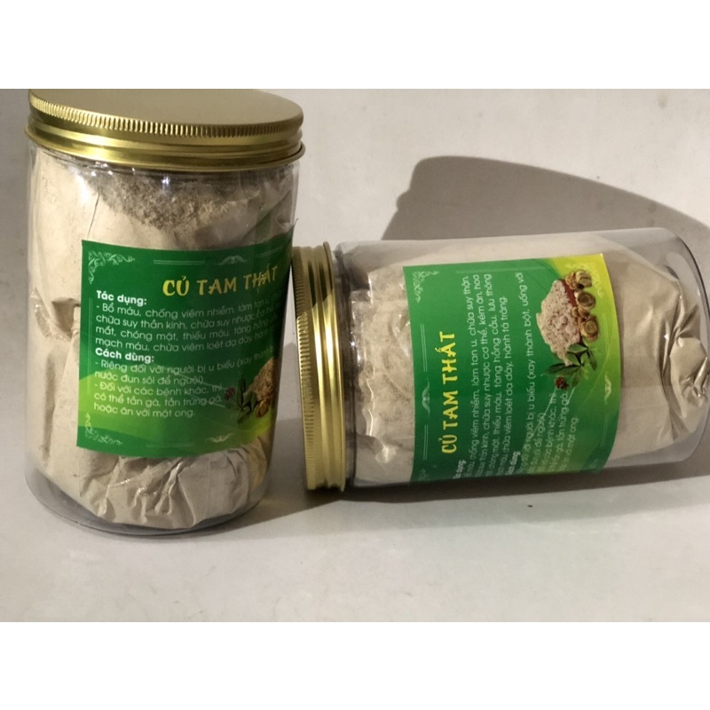 BỘT CỦ TAM THẤT BẮC - Hộp 500gr